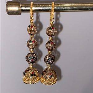 Bollywood style earrings